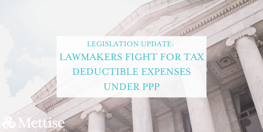 Lawmakers Fight for Tax Deductible Expenses Under PPP