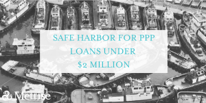 Safe Harbor PPP Loans
