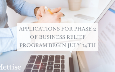 Applications for Phase 2 of Business Relief Program Begin July 14th